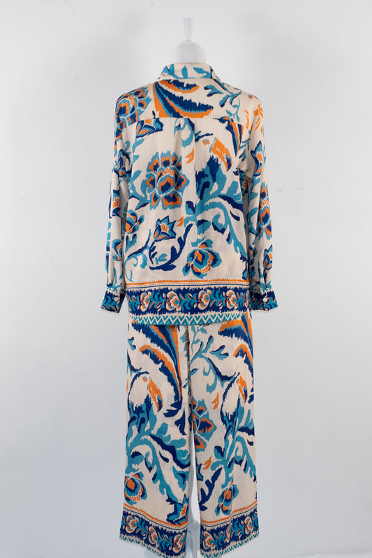 Ensemble Pantalon & Blouse – Voyage d’Été Bohème