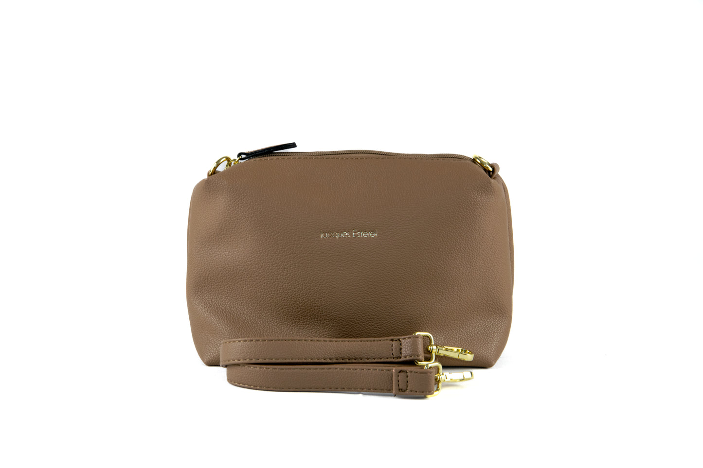 Sac à main structuré avec trousse - Jacques Esterel