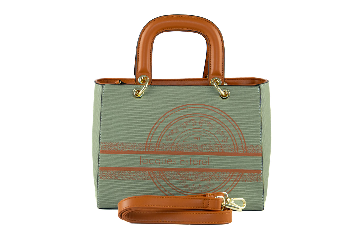 Mini cabas kaki & camel – Jacques Esterel