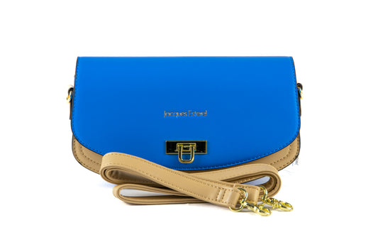 Sac bandoulière bicolore Jacques Esterel – Élégance audacieuse