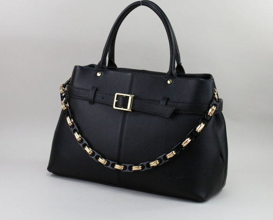 Sac à main en cuir  – Frederic Maroquinerie Paris