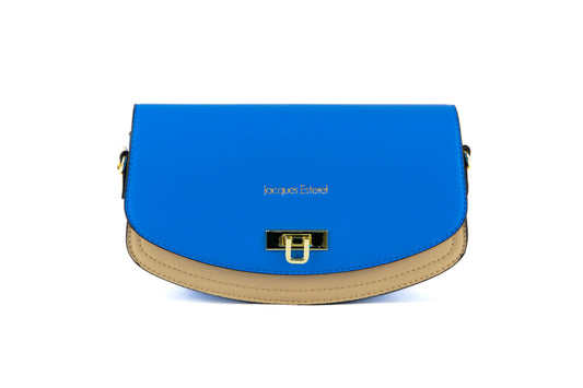 Sac bandoulière bicolore Jacques Esterel – Élégance audacieuse